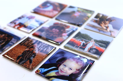 Personalized Photo Magnets – Set of 9 | Create Your Own